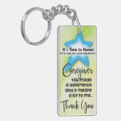 Waardering van zorgverlener sleutelketen sleutelhanger (Voorkant Links)