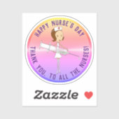 Waardering Verpleegkundige dag Sticker (Vel)