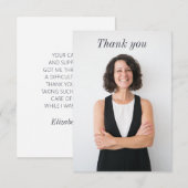 Waardering voor artsen verpleegkundigen | Aangepas Bedankkaart (Voorkant / Achterkant)