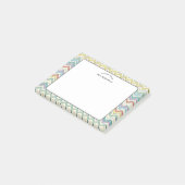 Waardering voor de leraar Pastel Retro Patroon Post-it® Notes (Schuin)
