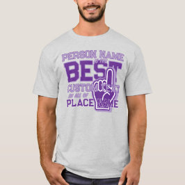  waardering voor het beste in de stad! Paars T-shirt