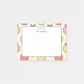 Waardering voor leerkrachten Apple School-patroon Post-it® Notes (Voorkant)
