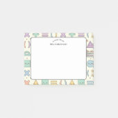 Waardering voor leraren Wiskunde Patroon Post-it® Notes (Voorkant)