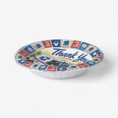 Waardering voor Postmedewerkers  Papieren Kommen (Gebogen)