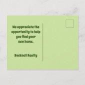 Waardering voor woestijn foto realty van Saguaro C Briefkaart (Achterkant)