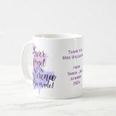 Waardering Waterverf nooit vergeten Koffiemok (Voorkant links)