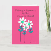 Waardering zorgverlener Roze Kaart (Voorkant)