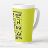 Waarderingsdag werknemer latte mok (Rechterhoek)