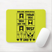 Waarderingsdag werknemer muismat (Met muis)
