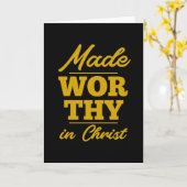 Waardevol Gemaakt In Christus Christelijk Citaat Kaart (Gele Bloem)