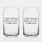 Waardevol Persoons Glas (Achterkant)
