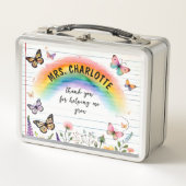 Waardevolheid Docent Kleurrijke Regenboog Wilde Bl (Voorkant)