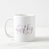 Waardevolle Boho Calligrafie Koffiemok (Links)