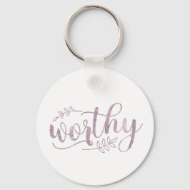Waardevolle Boho Calligrafie Sleutelhanger