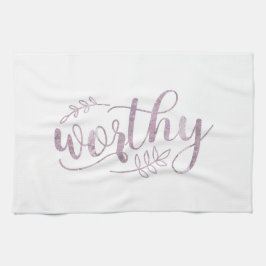 Waardevolle Boho Calligrafie Theedoek