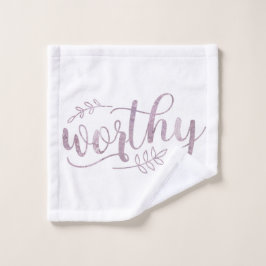 Waardevolle Boho Calligrafie Washandje
