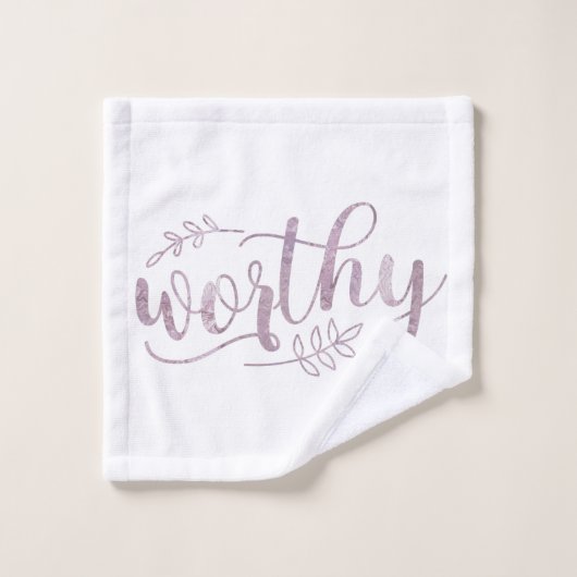 Waardevolle Boho Calligrafie Washandje (Wasdoekje)