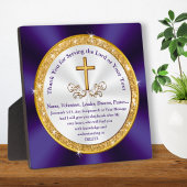 Waardevolle geschenken voor kerkleiders, vrijwilli fotoplaat