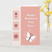 Waardevolle Nichten Dag Design Kaart (Gele Bloem)