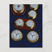 Waardevolle zeeklokken en barometers briefkaart (Voorkant)