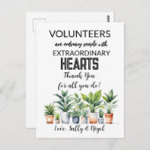 waardeweek vrijwilliger briefkaart (Voorkant / Achterkant)