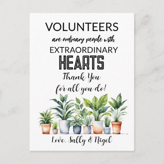 waardeweek vrijwilliger briefkaart (Voorkant)