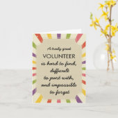 waardeweek vrijwilliger kaart (Gele Bloem)