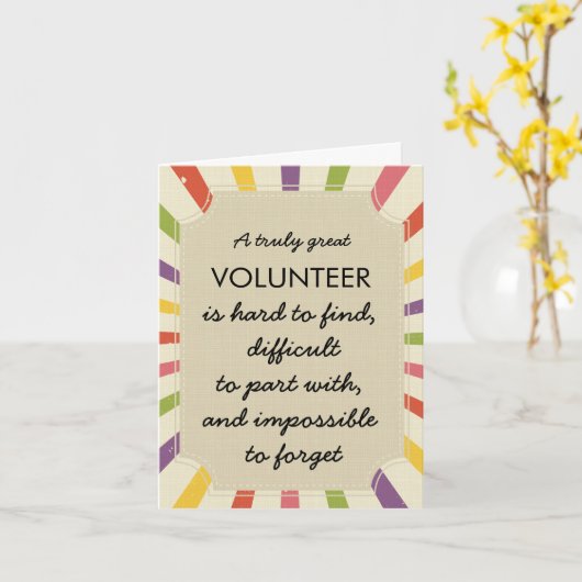 waardeweek vrijwilliger kaart (Gele Bloem)