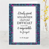 waardeweek vrijwilliger kaart (Gele Bloem)