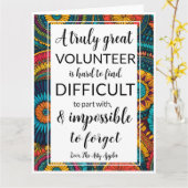 waardeweek vrijwilliger kaart (Gele Bloem)