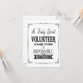 waardeweek vrijwilliger kaart (Voorkant / Achterkant in situ)