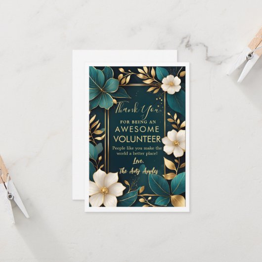 waardeweek vrijwilliger kaart (Voorkant / Achterkant in situ)