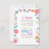 waardeweek vrijwilliger kaart (Voorkant)