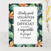 waardeweek vrijwilliger tropische week kaart (Gele Bloem)