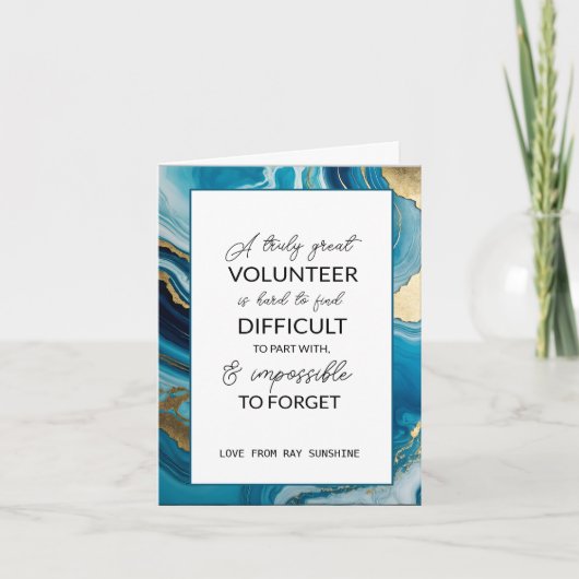 waardeweek vrijwilliger tropische week kaart (Voorkant)