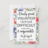 waardeweek vrijwilliger tropische week kaart (Voorkant)