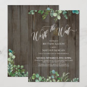 Waardig aan de Wachttijd Eucalyptus Groen Bruin Ho Kaart (Voorkant / Achterkant)