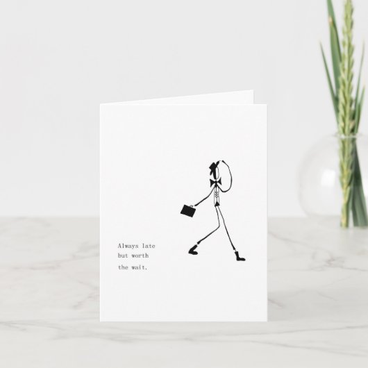 Waardig aan de Wachttijd Kaart (Voorkant)