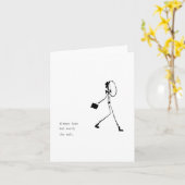 Waardig aan de Wachttijd Kaart (Gele Bloem)