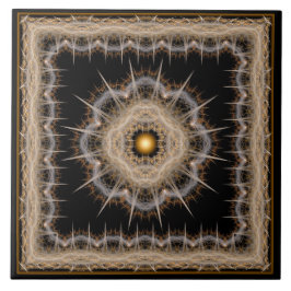 Waardig fantasie sterpatroon tegeltje