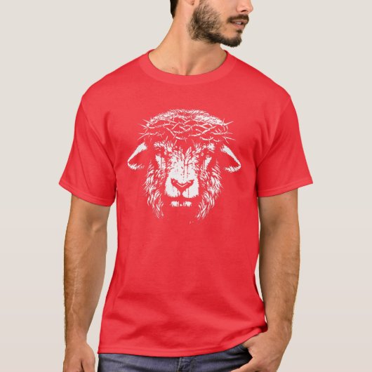 Waardig is het Lam dat Geslacht werd Openbaring 5 T-shirt (Voorkant)