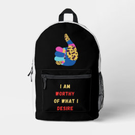 Waardige Print Cut Naaizak Bedrukte Rugzak