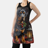 Waardige Rottweiler-hond Kerstlantaarn Schort (Insitu)