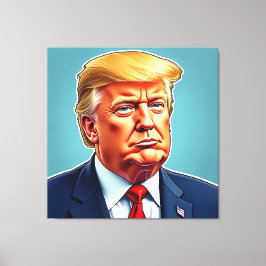 Waardige Trump Canvas Afdruk