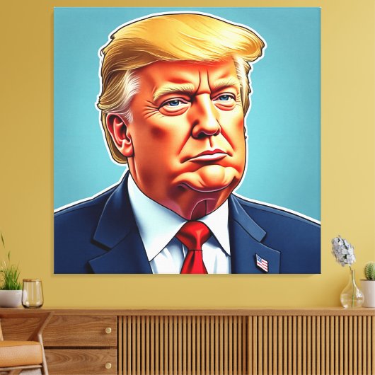 Waardige Trump Canvas Afdruk (Insitu (Woonkamer))