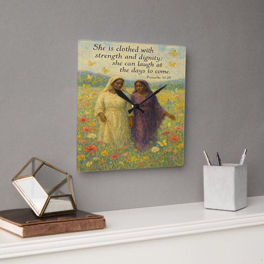 Waardigheid en kracht Decoratieve wandklok (Kantoor)