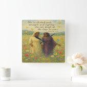 Waardigheid en kracht Decoratieve wandklok (Huis)