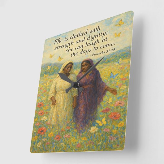 Waardigheid en kracht Decoratieve wandklok (Hoek)