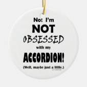 Waargenomen accordeon keramisch ornament (Voorkant)