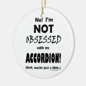 Waargenomen accordeon keramisch ornament (Links)